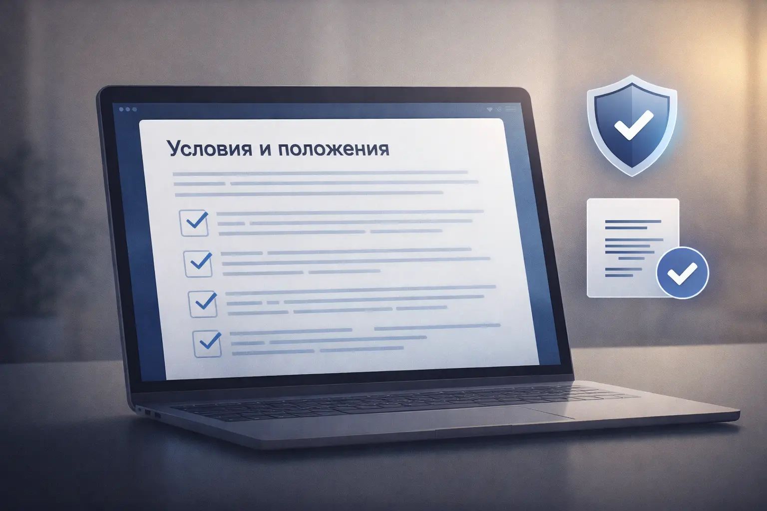 Условия и положения